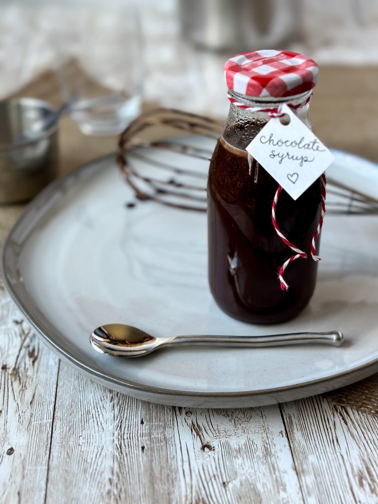 Picture of chocolate syrup